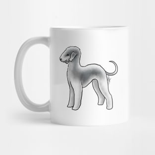 Dog - Bedlington Terrier - Clipped Blue and White Mug